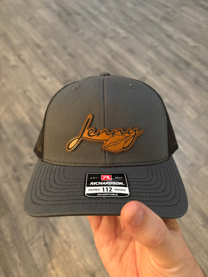 Custom Leather Patch Hats