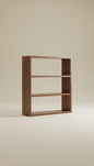 Minimalist Walnut Shelving Unit